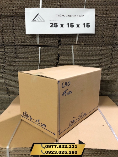 Thùng carton đa dạng kích cỡ - Màng Xốp Hơi Long Mã - Công Ty TNHH Bao Bì Long Mã